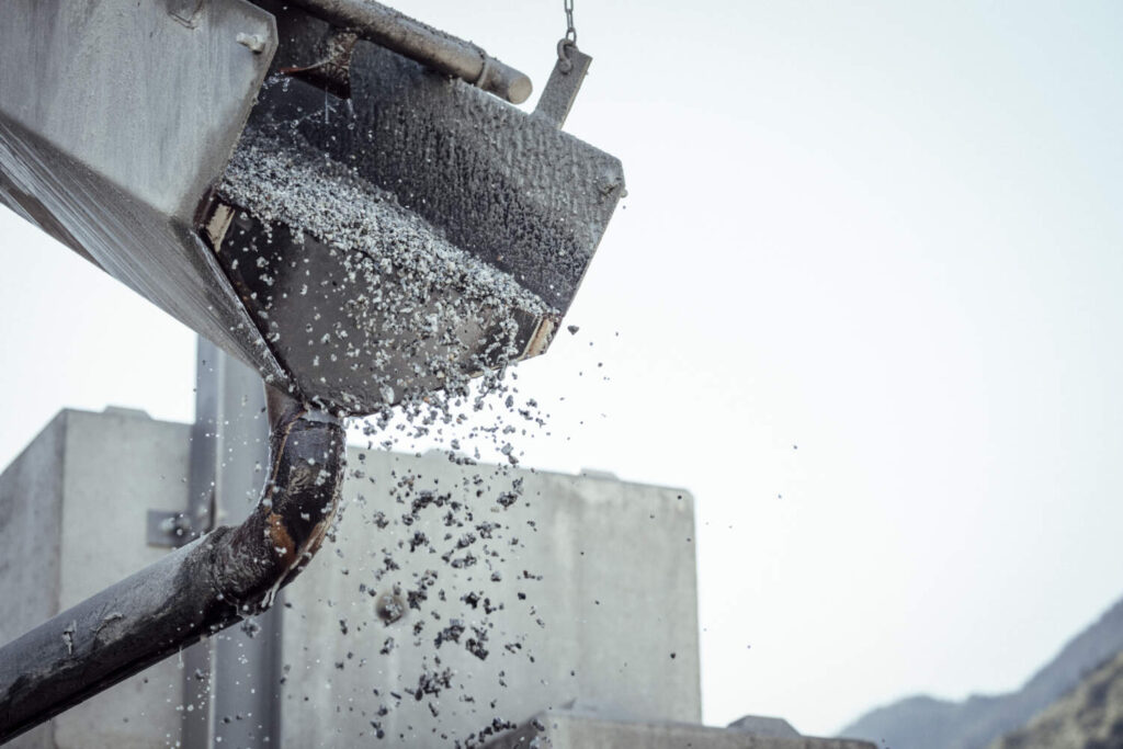 Centrale à béton à Bonneville