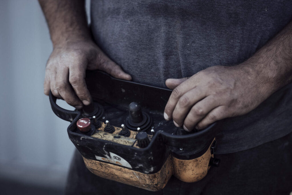 Opérateur centrale à béton