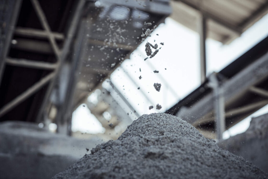 Sable fabrication béton