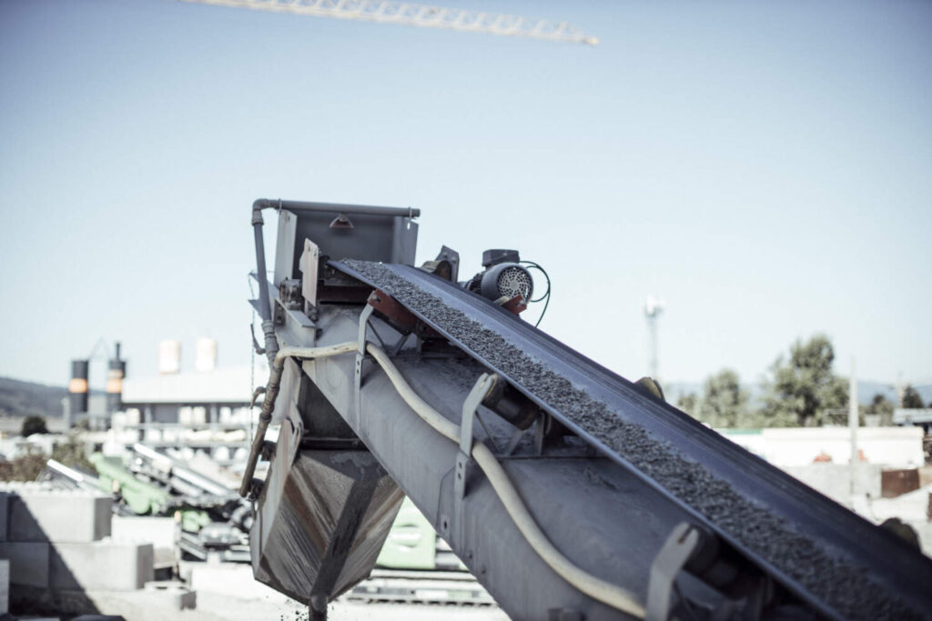 Centrale pour la fabrication de béton à Bonneville